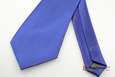 Атласный мужской галстук JATALA синего цвета - kupiremen.ru