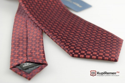Бордовый мужской галстук Roberto Fabbiani - kupiremen.ru